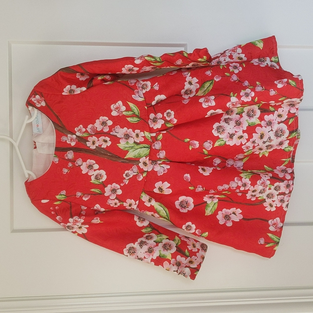 Girls floral A-line dress. Sz 4/5